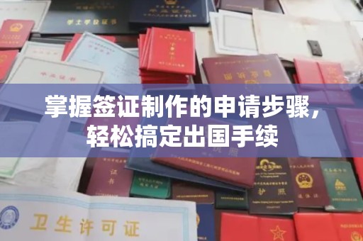 杉林掌握签证制作的申请步骤，轻松搞定出国手续